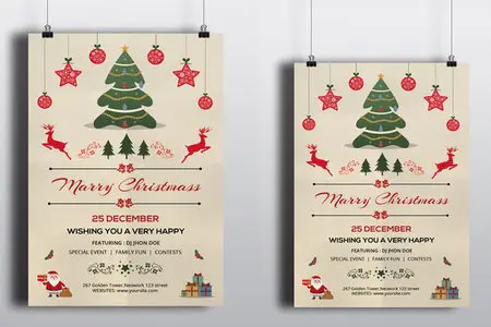 CreativeMarket - Christmas Invitation-V104