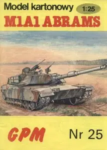 Model Kartonowy №25 - M1A1 Abrams