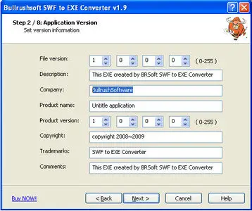 Bullrushsoft SWF To EXE Convertor v1.9.9.6 