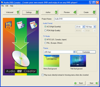 Audio DVD Creator 1.9.1.0