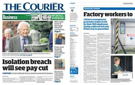 The Courier Perth & Perthshire – August 25, 2020