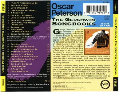 Oscar Peterson - Oscar Peterson Plays The George Gershwin Song Book (1996) {REPOST}