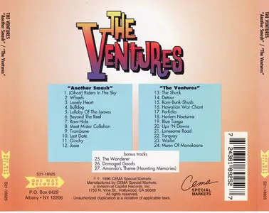 The Ventures - Another Smash (1961) & The Ventures (1961) [1996, 2 in 1, Cema S21-18925]