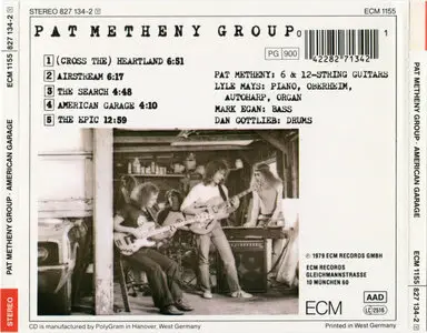 Pat Metheny Group - American Garage (1979) {ECM 1155}