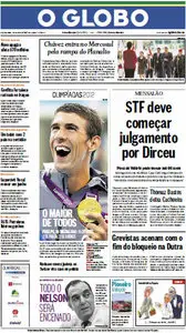Jornal O Globo - 1 de agosto de 2012 - Quarta