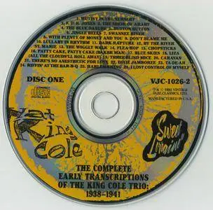 Nat King Cole - The Complete Early Transcriptions Of The King Cole Trio: 1938-1941 (1991) {4CD Box Set Vintage Jazz Classics}