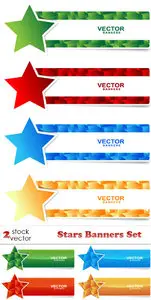 Vectors - Stars Banners Set