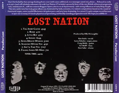 Lost Nation - Paradise Lost (1970) [Reissue 2010]