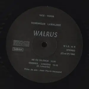 Dominique Lawalree - Vice-Versa (1980) {LP Editions Walrus WLS10} (Released on VINYL but not CD)