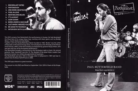 Paul Butterfield Band - Rockpalast, The DVD Collection: Blues Rock Legends Vol. 2 (2009)