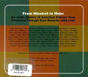VA - American Pop: An Audio History, From Minstrel To Mojo: On Record 1893-1946 (1998) 9CD Set