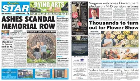 Shropshire Star Shrewsbury Edition – August 09, 2019