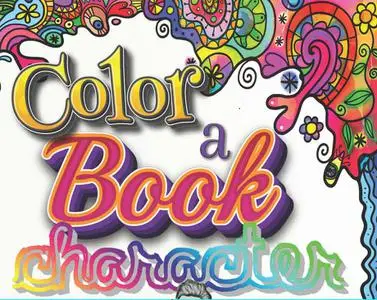 Colour A Book Character: Urban Fantasy Colouring Book