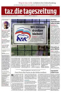 Tageszeitung TAZ vom 18 Maerz 2014