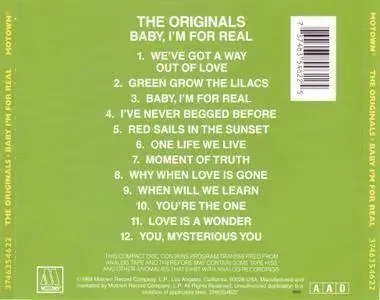 The Originals - Baby, I'm For Real (1969) [1992, Reissue]