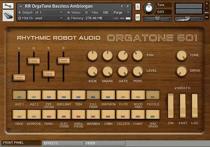 Rhythmic Robot Audio OrgaTone 601 KONTAKT