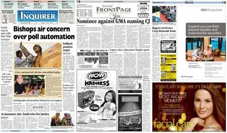 Philippine Daily Inquirer – January 25, 2010
