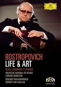 Mstislav Rostropovich, Leonard Bernstein, Herbert von Karajan - Life and Art: Bloch, Schumann, R.Strauss (2007/1975)