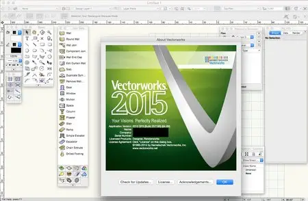 Vectorworks 2015 SP3 (build 257190) Mac OS X