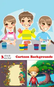 Vectors - Cartoon Backgrounds