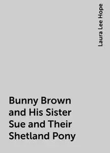 «Bunny Brown and His Sister Sue and Their Shetland Pony» by Laura Lee Hope