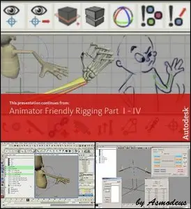 Autodesk Maya Techniques Animator Friendly Rigging Full Bundle (A Set of 4 DVDs including Project Files)