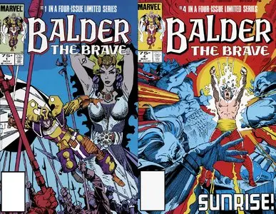 Balder the Brave #1-4 (1985-1986) Complete
