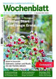 Bayerisches Landwirtschaftliches Wochenblatt Ostbayern - 10. Dezember 2020