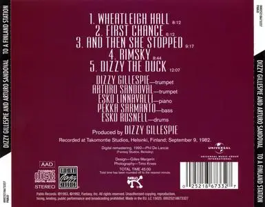 Dizzy Gillespie and Arturo Sandoval - To A Finland Station (1982) {Pablo OJCCD-733-2 rel 2006}