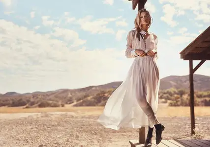 Toni Garrn by Norman Jean Roy for Porter Magazine Spring 2015