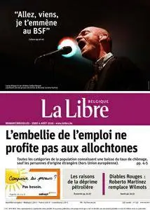 La Libre Belgique du Jeudi 4 Août 2016