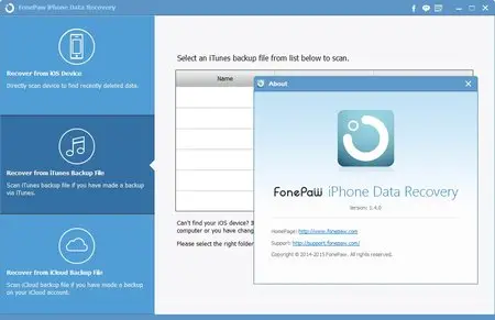 FonePaw iPhone Data Recovery 1.4.0