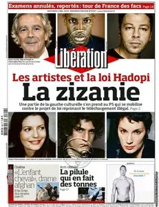 Libération. Mercredi 06 Mai 2009