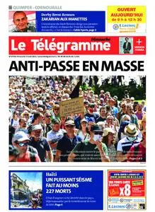 Le Télégramme Ouest Cornouaille – 15 août 2021