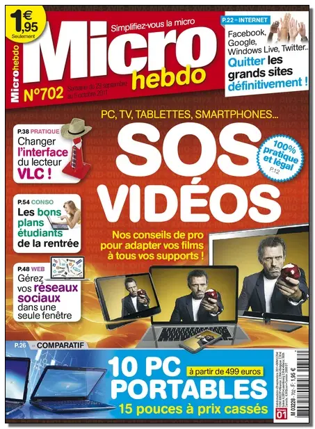 Micro Hebdo N°702 - 29 Septembre au 5 octobre 2011