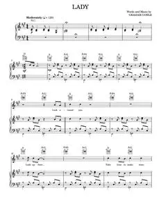 Lady - Little River Band (Piano-Vocal-Guitar)