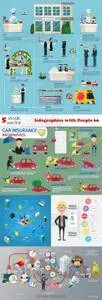 Vectors - Infographics with People 66