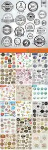 Logos and badges vector