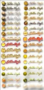 Golden Styles for Adobe Photoshop