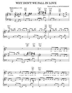 Why Don't We Fall In Love - Amerie (Piano-Vocal-Guitar)