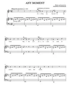 Any Moment - Part I (from Into The Woods) - Into The Woods Musical, Stephen Sondheim (Piano Vocal)