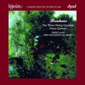 New Budapest String Quartet, Piers Lane - Brahms: The Three String Quartets & Piano Quintet (1997)