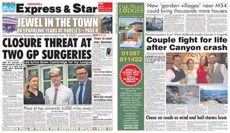 Express and Star Sandwell Edition – February 13, 2018