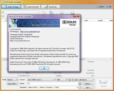EZ CD Audio Converter 2.3.4.1 Portable