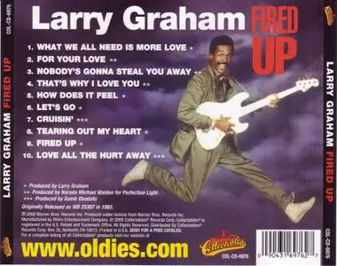 Larry Graham - Fired Up (1985) [2008, Remastered Reissue]