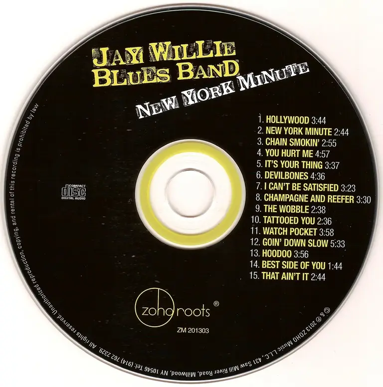 Jay Willie Blues Band - New York Minute (2013)
