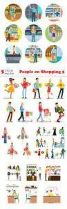 Vectors - People on Shopping 5