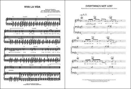 Coldplay Sheet Music - 4 Albums