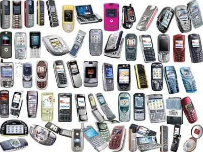 Mobile phones icons