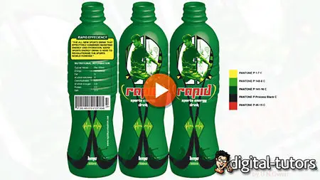 Digital-Tutors - Sports Bottle Package Design in Photoshop and Illustrator